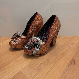 Irregular Choice Glittering Orange Heels